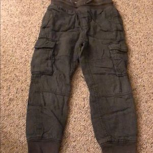 Gap boys size s cargo pants (LINED)